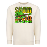 Sandshell St. Patrick’s Day sham rocker with guitar Premium Sweatshirt - OliviaCreatesArt