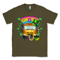Army Green st. patricks day school bus Classic Tee - SublimationCraftShop