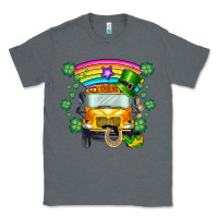 Charcoal Heather st. patricks day school bus Classic Tee - SublimationCraftShop