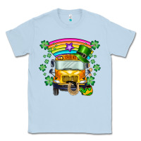 Dusty Blue st. patricks day school bus Classic Tee - SublimationCraftShop