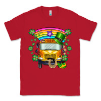 Red st. patricks day school bus Classic Tee - SublimationCraftShop