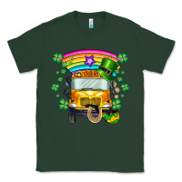 Sports Green st. patricks day school bus Classic Tee - SublimationCraftShop