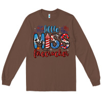 Chestnut little miss firecracker 4th of july Long Sleeve Tee - Artiststas