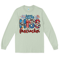 Matcha little miss firecracker 4th of july Long Sleeve Tee - Artiststas