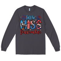 Smoke little miss firecracker 4th of july Long Sleeve Tee - Artiststas