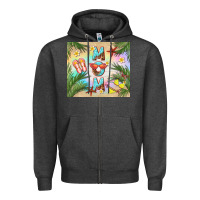 Charcoal Heather summer mom Zipper Hoodie - TumblerDesignByShophia