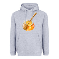 Heather Grey honeypot and honeydipper fa element Heavyweight Hoodie - FaDigitalArtStudio
