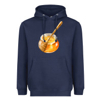 Navy honeypot and honeydipper fa element Heavyweight Hoodie - FaDigitalArtStudio