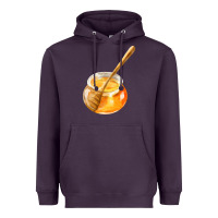 Plum honeypot and honeydipper fa element Heavyweight Hoodie - FaDigitalArtStudio