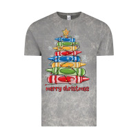 Cloud Rock crayons tree christmas Vintage Tee - MaliasSmallBusiness