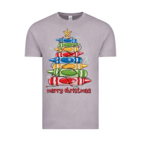 Vintage Zinc crayons tree christmas Vintage Tee - MaliasSmallBusiness