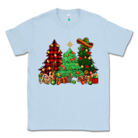 Dusty Blue Mexican Christmas trees Classic Tee - NancyCooperArtShop