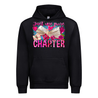 Black Just One More Chapter Urban Hoodie - CowhideDigitalArt
