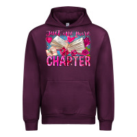 Mauve Wine Just One More Chapter Urban Hoodie - CowhideDigitalArt