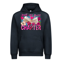 Navy Just One More Chapter Urban Hoodie - CowhideDigitalArt