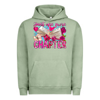 Pigment Oil Green Just One More Chapter Urban Hoodie - CowhideDigitalArt