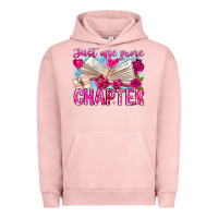 Pigment Salmon Just One More Chapter Urban Hoodie - CowhideDigitalArt