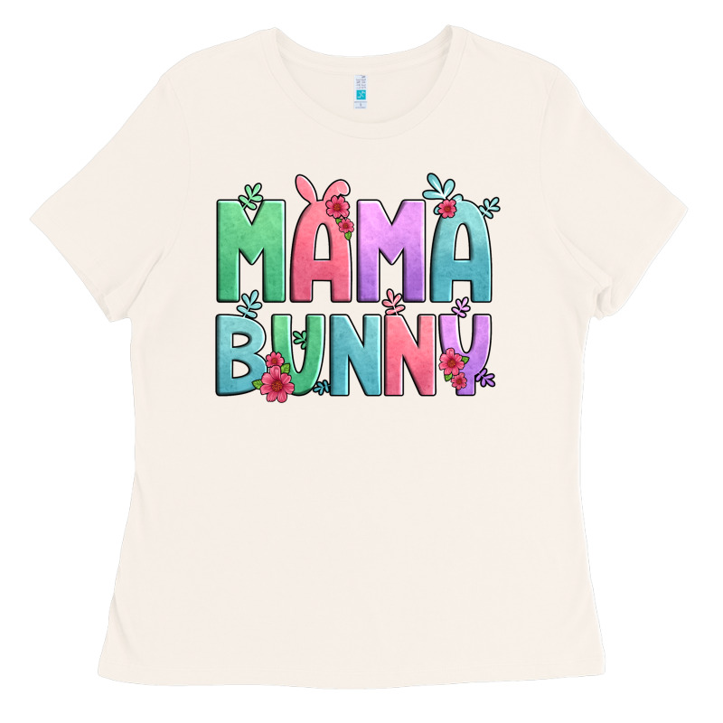 Easter Floral Mama Bunny Ladies Tee by Artiststas | Teevron