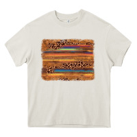 Cream leopard serape background Heavy Core Tee - AdoDesignShop