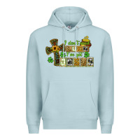 Blue Mist i dont need luck ive got jesus Premium Hoodie - CowGirlArtShop
