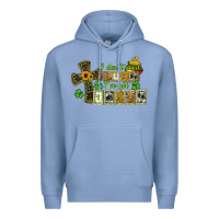 Colony Blue i dont need luck ive got jesus Premium Hoodie - CowGirlArtShop