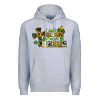 Heather Grey i dont need luck ive got jesus Premium Hoodie - CowGirlArtShop