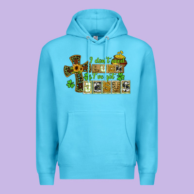 I Dont Need Luck Ive Got Jesus Premium Hoodie Designed By Cowgirlartshop