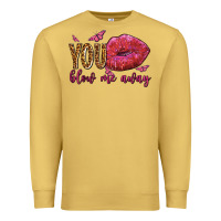 Antique Gold you blow me away olivia Premium Sweatshirt - OliviaCreatesArt