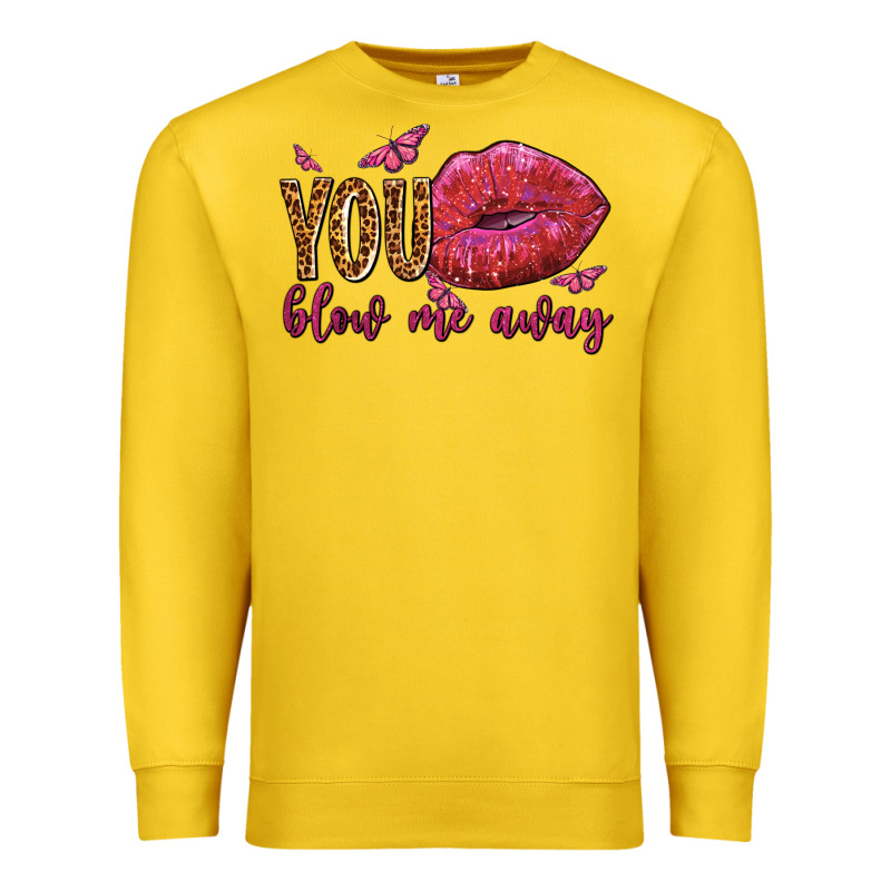 You Blow Me Away Olivia Premium Sweatshirt by OliviaCreatesArt | Teevron