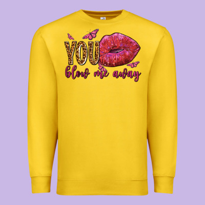 You Blow Me Away Olivia Premium Sweatshirt Designed By Oliviacreatesart