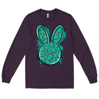 Plum gemstone rabbit Long Sleeve Tee - Artiststas