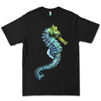 Black Blue Seahorse Premium Tee - LillyAllenDesigns