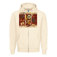 Sandshell wizard love Zipper Hoodie - TumblerDesignByShophia