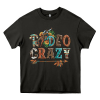 Asphalt rodeo crazy bucking bronco cowboy Heavy Core Tee - Artiststas