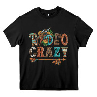 Black rodeo crazy bucking bronco cowboy Heavy Core Tee - Artiststas