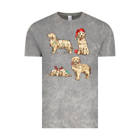 Cloud Rock christmas dogs Vintage Tee - MaliasSmallBusiness