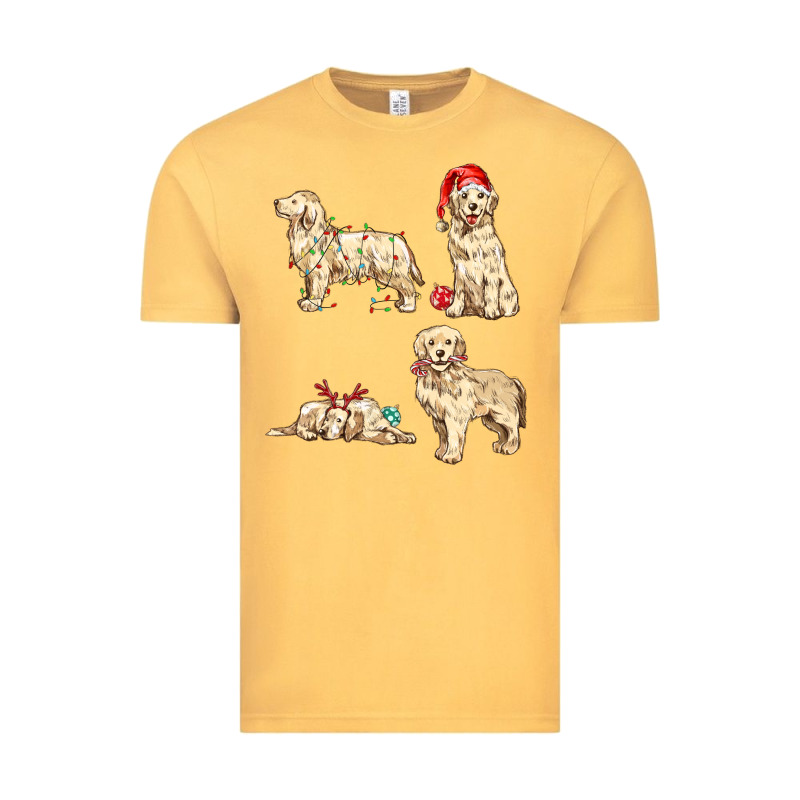 Christmas Dogs Vintage Tee by MaliasSmallBusiness | Teevron