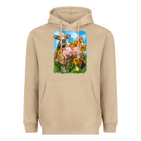 Mushroom farm animals wagon olivia Heavyweight Hoodie - OliviaCreatesArt