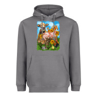 Storm farm animals wagon olivia Heavyweight Hoodie - OliviaCreatesArt