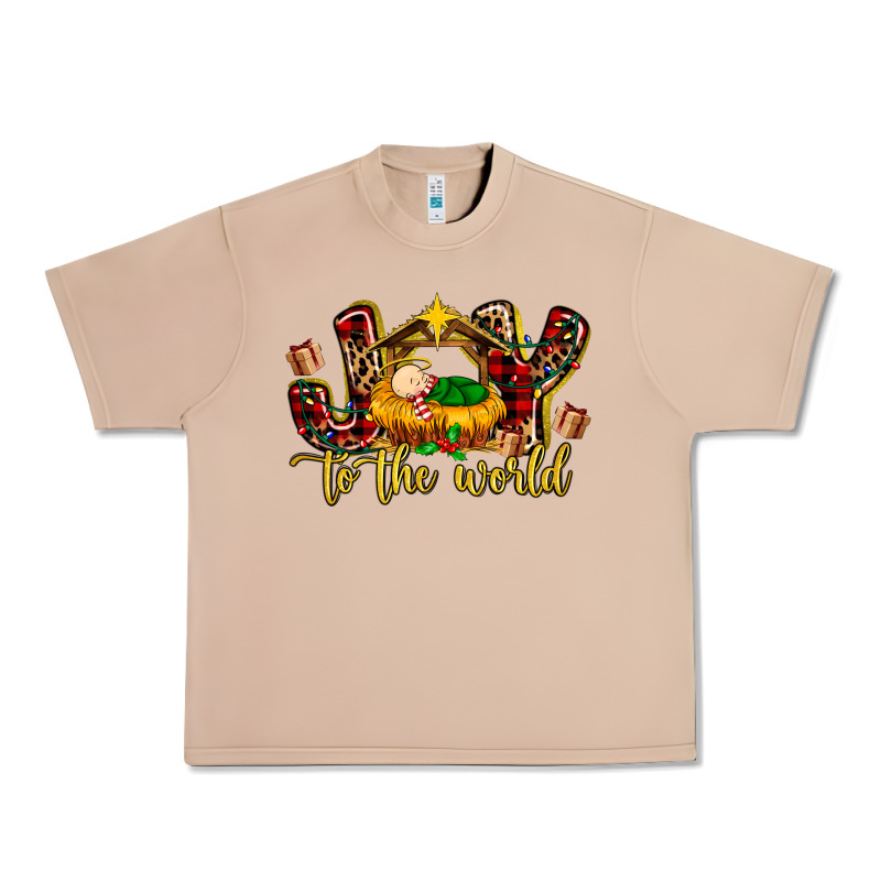 Baby Jesus Joy To The World Urban Heavy Tee by MaliasSmallBusiness | Teevron