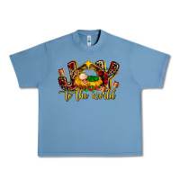 Pebble Blue Baby Jesus Joy To The World Urban Heavy Tee - MaliasSmallBusiness