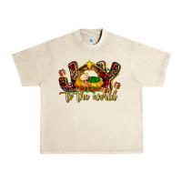 Sandshell Baby Jesus Joy To The World Urban Heavy Tee - MaliasSmallBusiness