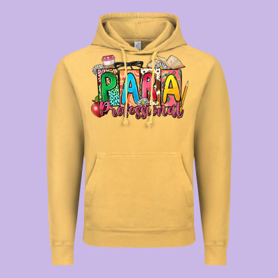 Para Professional Vintage Hoodie Designed By Nancycooperartshop