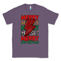 Lavender merry christmas lightning bolt Classic Tee - MaliasSmallBusiness