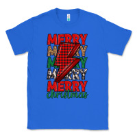True Royal merry christmas lightning bolt Classic Tee - MaliasSmallBusiness
