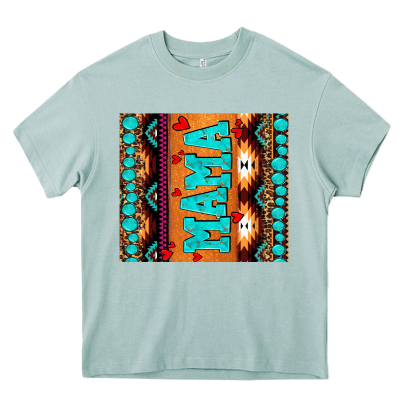 Aztec Leopard Glitter Heavy Core Tee by AdoDesignShop | Teevron