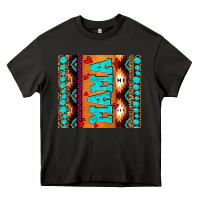 Asphalt aztec leopard glitter Heavy Core Tee - AdoDesignShop