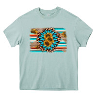 Arona gemstone sunflower background Heavy Core Tee - AdoDesignShop
