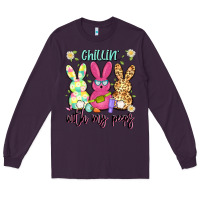 Plum chillin' with my peeps Long Sleeve Tee - Artiststas