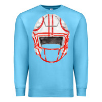 Ocean Blue football helmet fa element Premium Sweatshirt - FaDigitalArtStudio